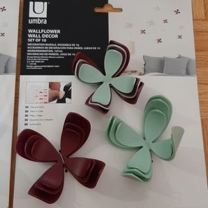 Umbra Wallflower Wall Decor Two Packs of Ten